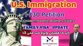 USA Immigration Updates | Family Visa Waiting time from Pakistan.