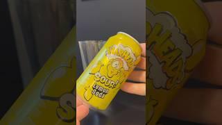 Warheads sour lemon #soda #asmr #fyp #reels #tiktok #goviral #danmark #warheads #sour #youtube