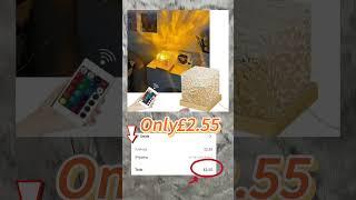 Led cube lamp - only 2.55!#lamp #lightup #homedecor #cheapfinds