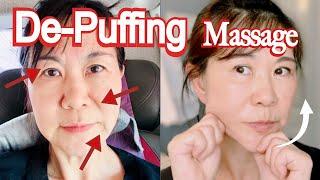 De-Puffing Face Sculpting Massage. Firm up Face l Lift Cheeks, Eyes l Reverse AgingPuffy Face Gone!