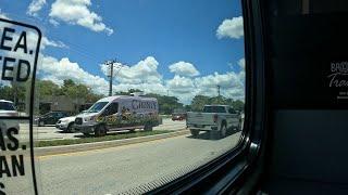 BCT 88 bus ride - Coral Springs to Plantation, Florida