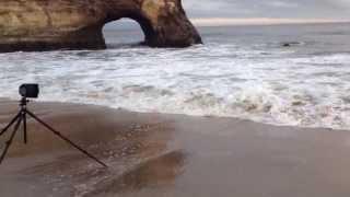 Natural Bridges State Beach Sunset Photography