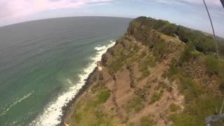 Hang gliding over Lennox