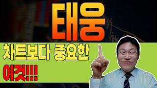 [ 태웅 ]  속보  오늘은 무조건 "이렇게" 하세요.  나무보다  숲을 보셔야 합니다. #태웅주식 #태웅주가