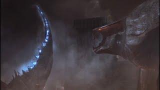 Godzilla's atomic breath (no background music) - Godzilla 2014