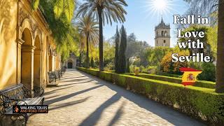 Seville Spain Walking Tour - Discover Historic Landmarks & Beautiful Parks - Relaxing 4K ASMR