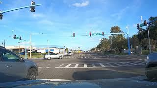 Driving Through the Main Business Street (192) in St. Cloud, Florida.