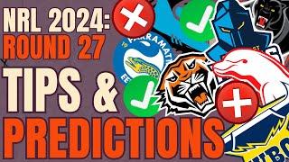 NRL Round 27: Tips & Predictions