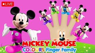 MICKEY Colours FINGER FAMILY Nursery Rhymes & Kids Songs