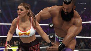 Ronda Rousey vs. Krishna - WWE 2K24 - Amazing Wrestling