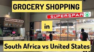 SAVE MONEY ON GROCERIES in SOUTH AFRICA compared to the USA
