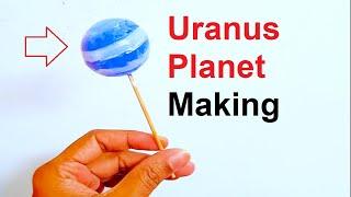 Uranus planet making for solar system project models for science project exhibition | howtofunda