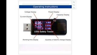 USB Safety Tester J7-t — service menu enter (вход в сервисное меню)