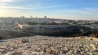 Jerusalem from the Mount of Olives!