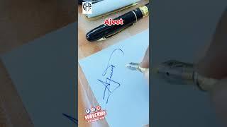 Beautiful Signature Ajeet #cppsign #viral #short #reels #sign
