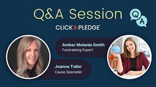 Live Q&A with Amber Melanie Smith & Joanne Toller | Nonprofit Fundraising Insights