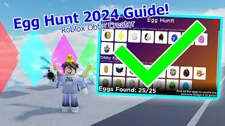 How To Find All Eggs in the Obby Creator Egg Hunt 2024 Event! [Roblox - Obby Creator]