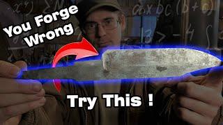 You Can Forge a Knife Correctly [Here's How] !