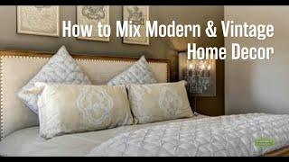 How to Mix Modern & Vintage Home Decor