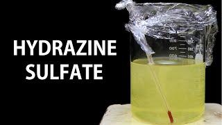 Making Hydrazine Sulfate from Urea and Bleach