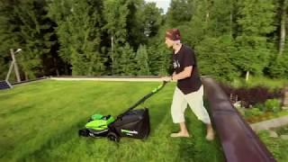 Аккумуляторная газонокосилка GreenWorks G-MAX 40V DigiPro 45 см