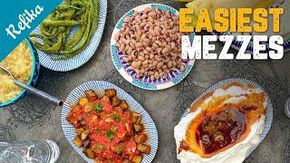 7 VERY EASY BASIC TURKISH MEZE RECIPES | Different Appetizer Recipes You Can Make in 5 Minutes 