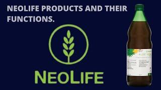 Neolife products and their functions - Aloevera plus