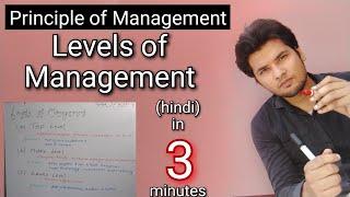 Levels of Management in hindi - top middle lower || principle of management || Pathak sir academy