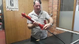 Bleeding a Eurotool Hydraulic hand pump