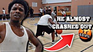 He Was Ready To Crash Out On Anybody! || 5v5 Basketball