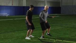 Hockey Off-Ice Training Drill #20: Speed Crossover Hurdles