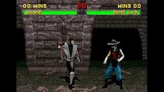 Mortal Kombat 2 [Saturn] - play as Smoke (demonstration)