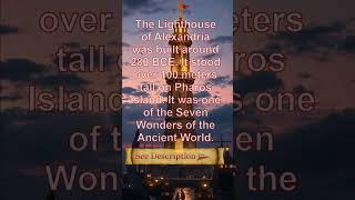 Historical Snips, See Description For Article #LighthouseOfAlexandria #SevenWonders