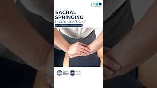 Sacral Pain Relief using Osteopathic Mobilisation #osteopathy #manualtherapy #lowerbackpain