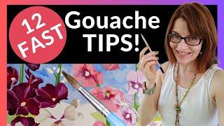 Gouache - 12 FAST Tips!