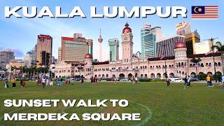 MERDEKA SQUARE Kuala Lumpur Malaysia  Walking Tour 4K VIDEO | 吉隆坡独立广场