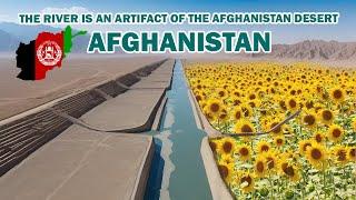 The beginning of the largest agricultural project in the Afghan desert