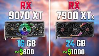 AMD RX 9070 XT vs RX 7900 XTX | Test in 7 Games