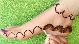 Most Beautiful Feet Mehndi Design 2019 | Simple Foot Mehndi Design | Easy Leg Mehndi Design