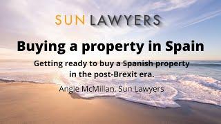 Buying a property in Spain