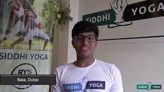 Siddhi Yoga: Yoga Teacher Training (RYT200) Review by Bala from Dubai at Rishikesh, India