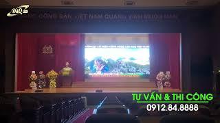 Công An Tỉnh Hà Giang | DQ Lắp màn hình LED P2 30m2 Trong Hội Trường lớn