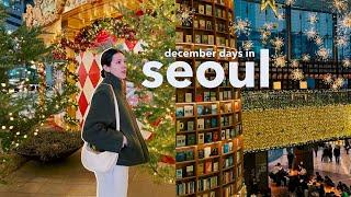 seoul's christmas decor is on another level!  cozy introvert day, mom & son date | korea vlog