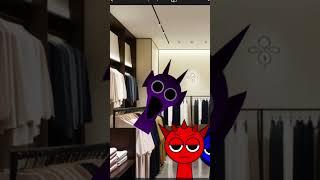 Oren in the clothes store #sprunki #sprunkiincredibox #shorts