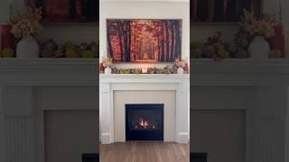 Fall Decor - Fireplace Mantle Decorations #fallstyle #homedecor #homedecoration #falldecor