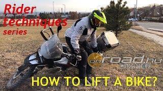 Rider techniques, part 12: HOW TO LIFT A BIKE? - Onroad.bike