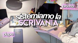 SISTEMIAMO LA SCRIVANIA + DECLUTTERING + haul shein casa