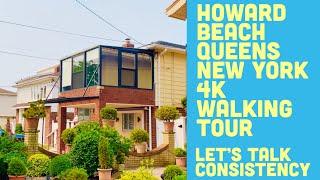 4K New York City WALKING TOUR Exploring Howard Beach Queens Relaxing Walk