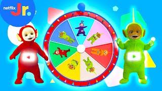 Teletubbies Mystery Wheel of Silly Songs!  | Teletubbies | Netflix Jr