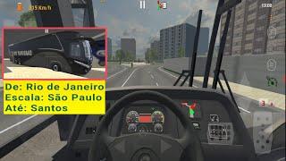 Dirigindo do Rio de Janeiro até Santos com o World Bus Driving Simulator (Simulador Android)